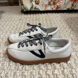 Navy/White Tretorn Sneakers